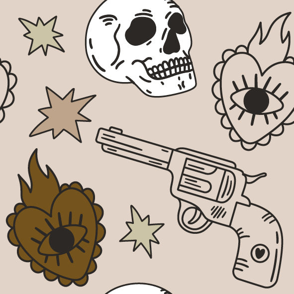 Western Scrunchies Brunchies aus Seide – BRUNCHIES® "Cowboy Edition"