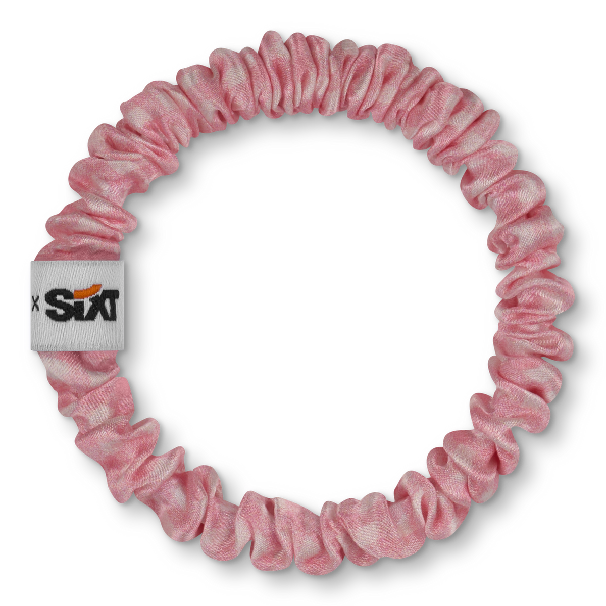 Co-Creation Charity BRUNCHIES® x Regine Sixt Kinderhilfestiftung – "Rosa Kariert" 100% Seiden Scrunchie für lange Haar