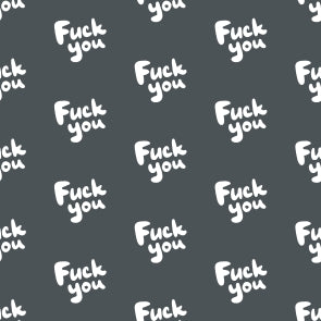 Drei reibungsarme Seiden Scrunchies ohne Mikroplastik – "FU** Edition"