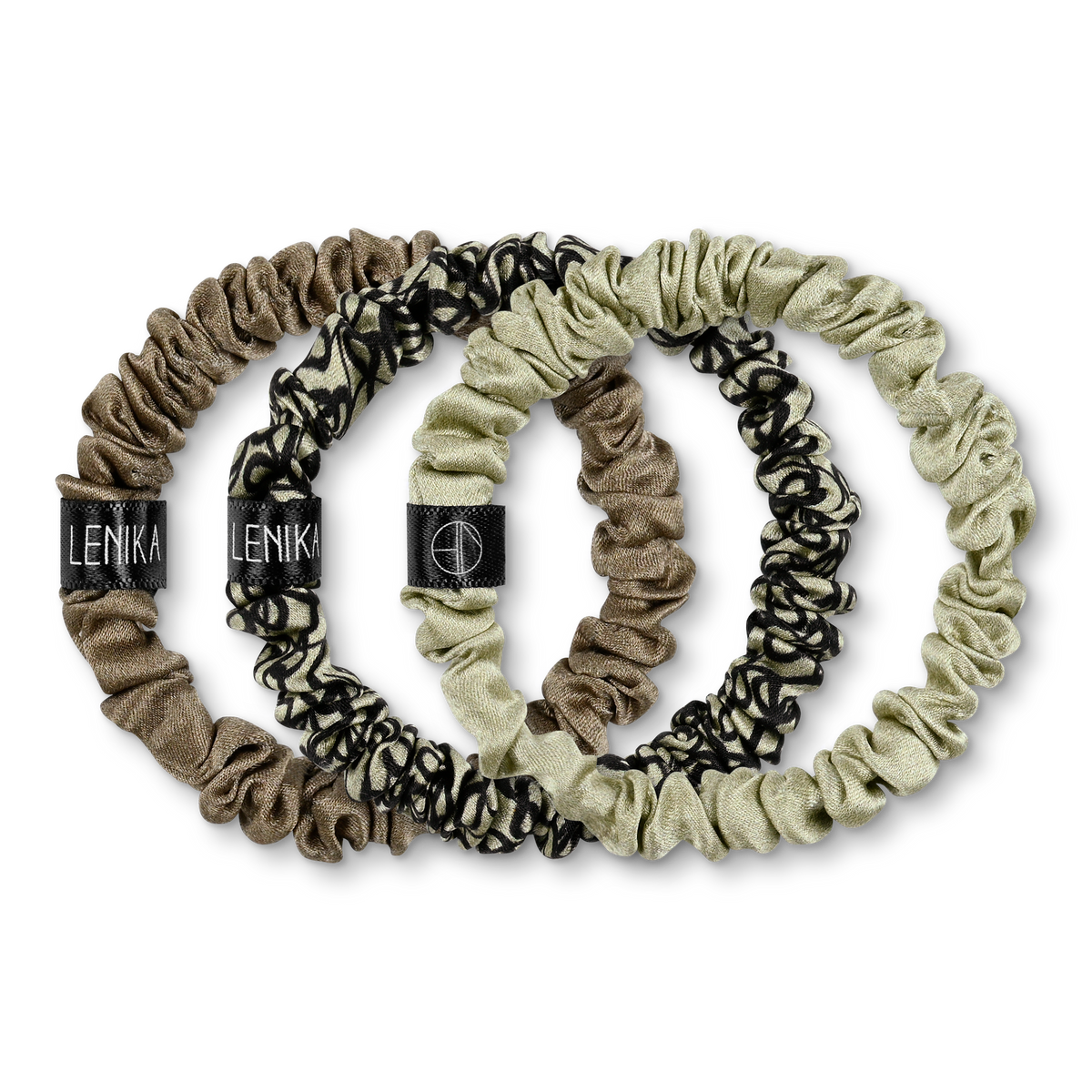 Schlangen Print in weichem Haar – BRUNCHIES® "Snake Edition" aus 100% reiner Seide