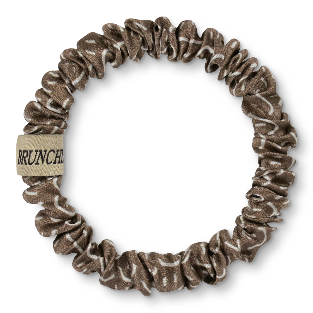 Co-Creation Brunchies® x Mindsetmiteinander "Smiley" – limitierter Seiden Scrunchie für Selfcare & mentale Gesundheit