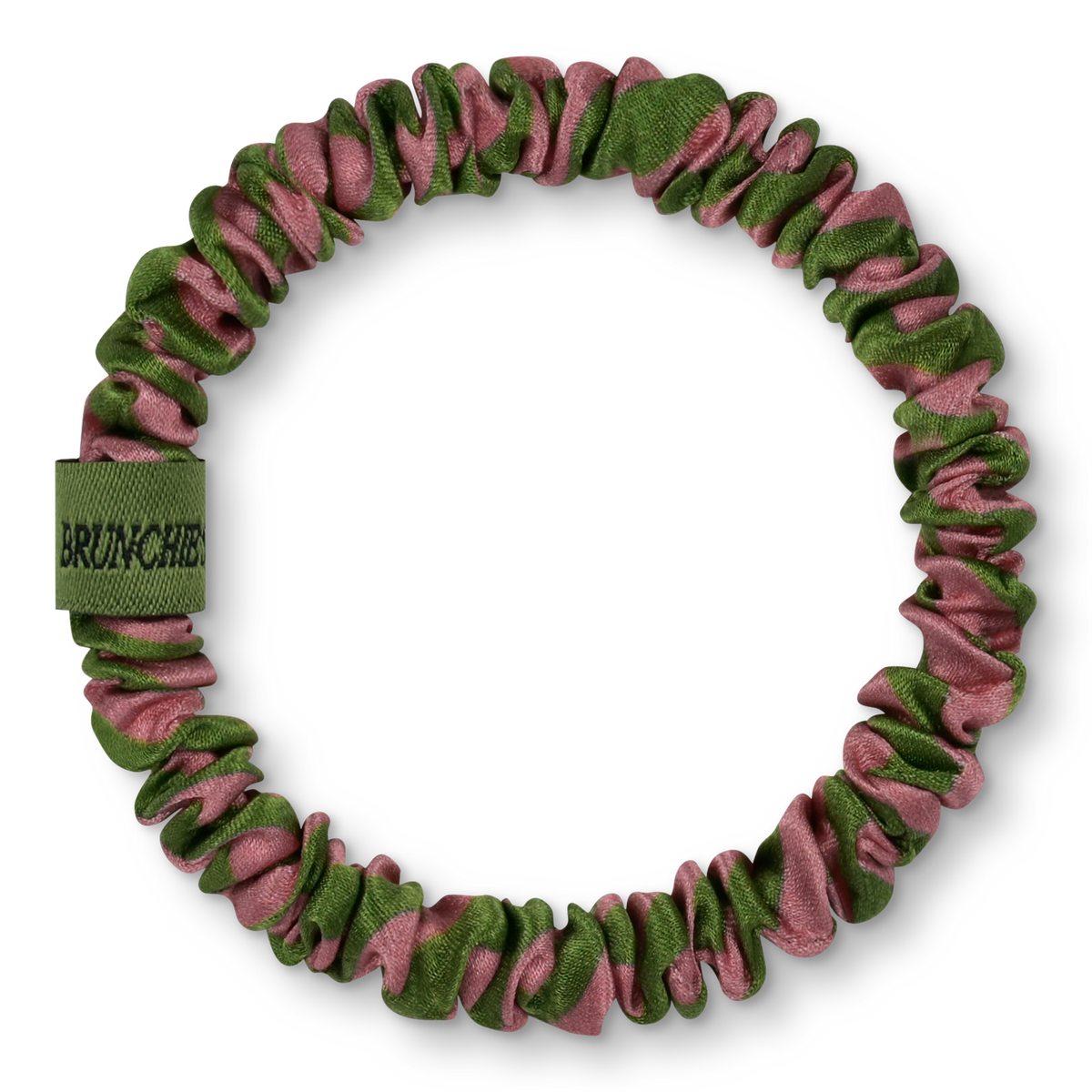 Co-Creation Brunchies® x THE LOVE EDITION "Striped Love" – limitierter Seiden Scrunchie für WhatEvaLoves Fans