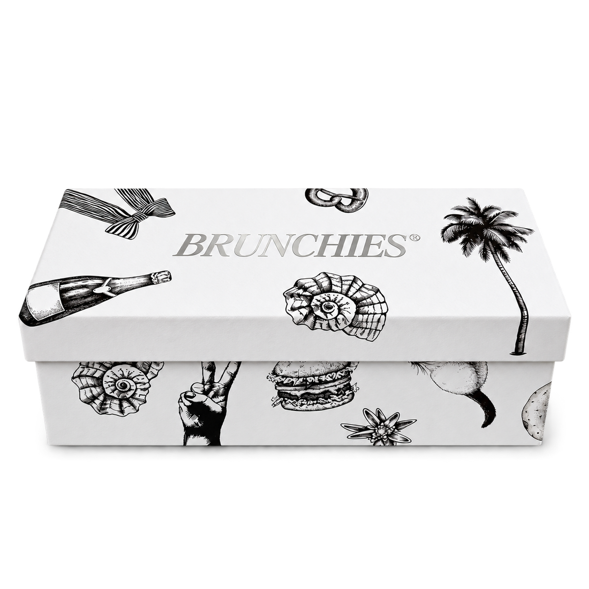 PRE ORDER BRUNCHIES® Adventskalender 2026 – 11 Seiden-Brunchies, Collector Clip & Charms