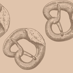 Brunchie made from 100% mulberry silk for fine hair "Pretzel"