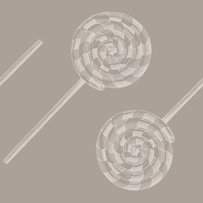 Seiden-Brunchie für lockiges Haar – weniger Frizz, mehr Feuchtigkeit "Lollipop"