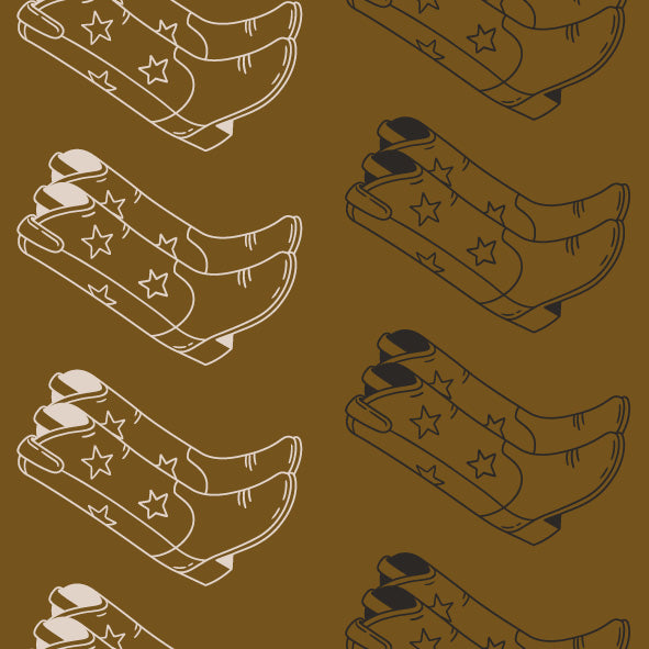 Silk brunch – haircare meets accessory “cowboy boot”