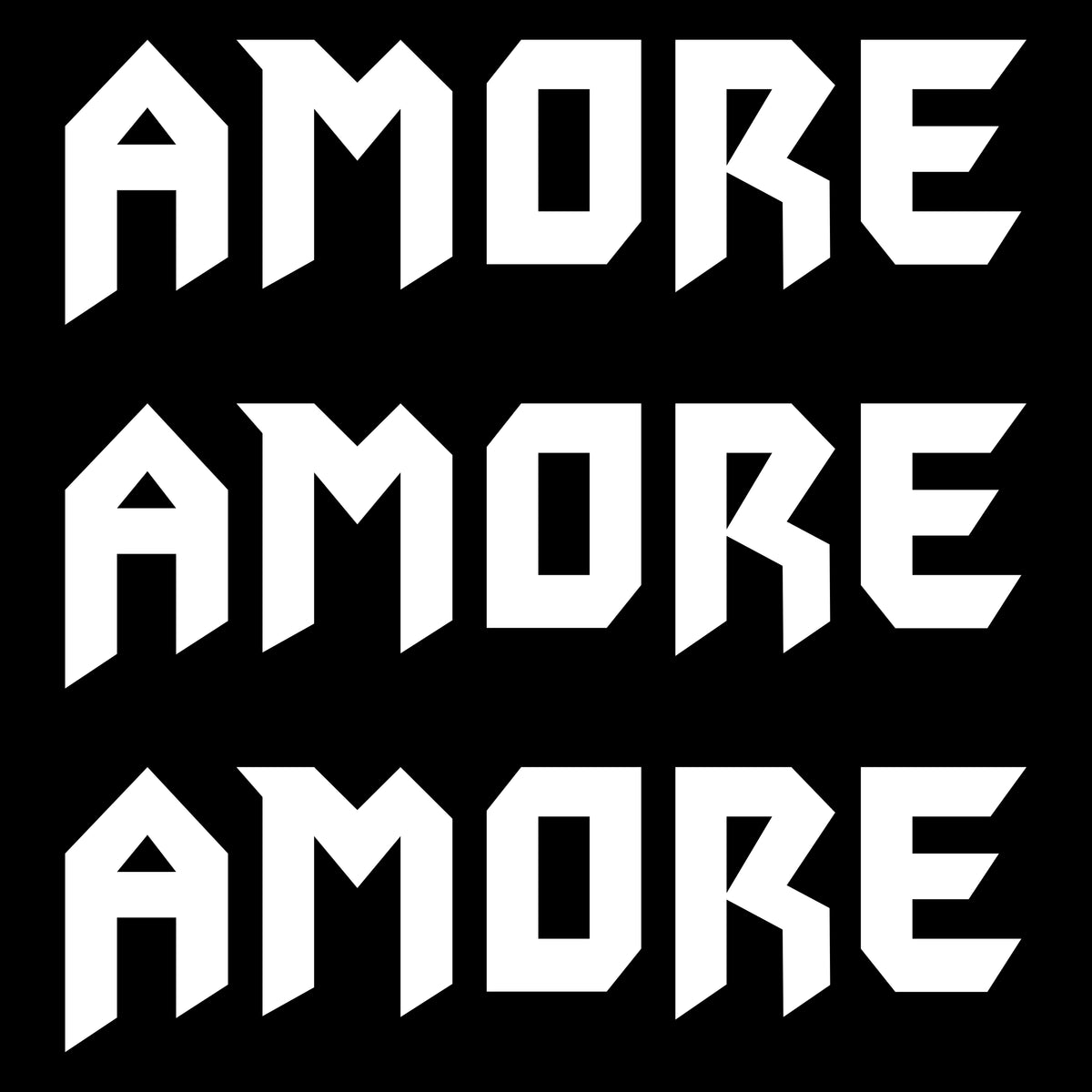 Co-Creation Brunchies® x Black White Grey "Amore" – limitierter Seiden Scrunchie für alle, die die Liebe lieben