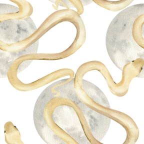 BRUNCHIES® "Snake II" Seiden Scrunchie aus feinster Maulbeerseide für gesunde Haare mit Schlangen-Print nach dem Vorbild von Hermès