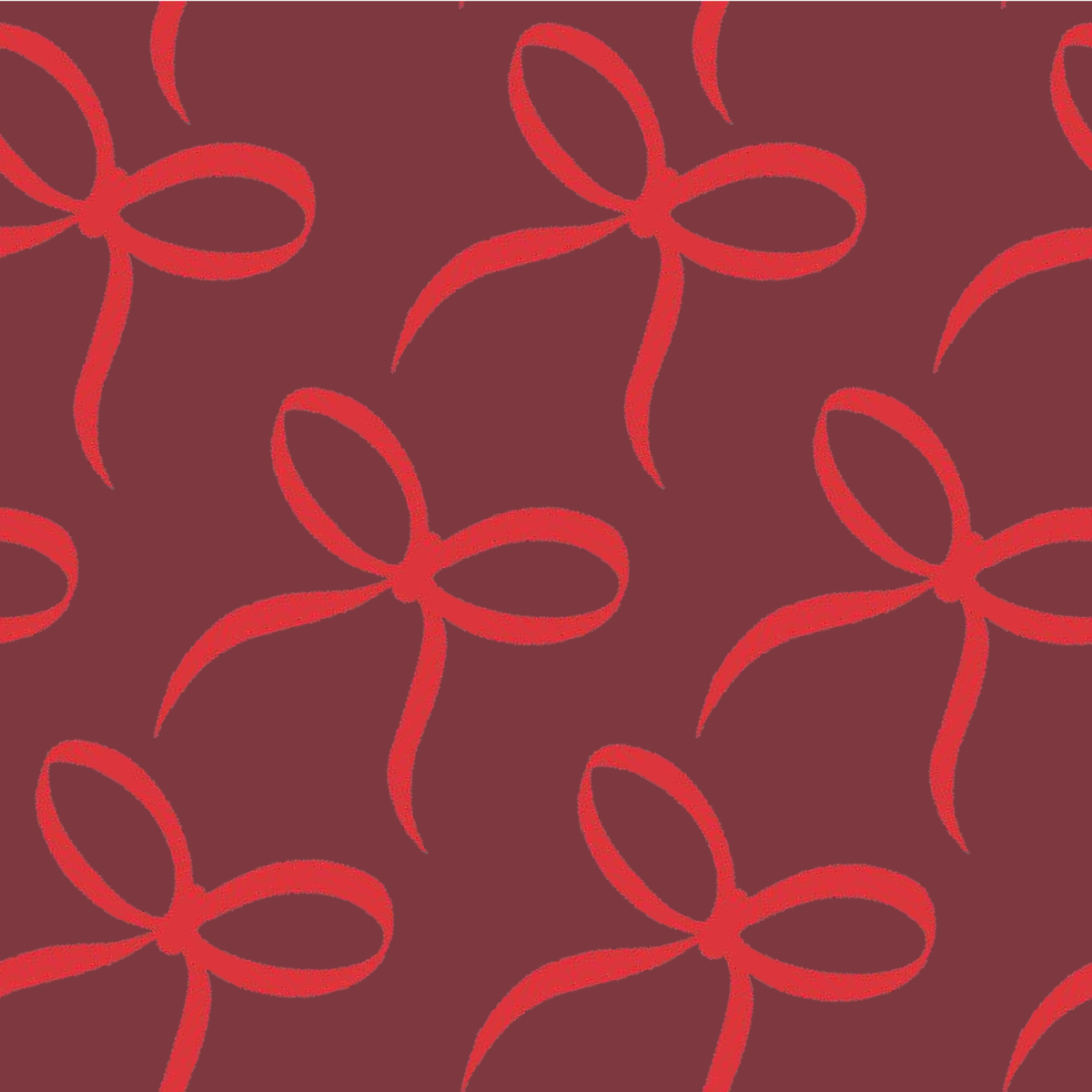 Co-Creation Brunchies® x THE LOVE EDITION "Bordeaux Bow" – limitierter Seiden Scrunchie für Fashion Lovers