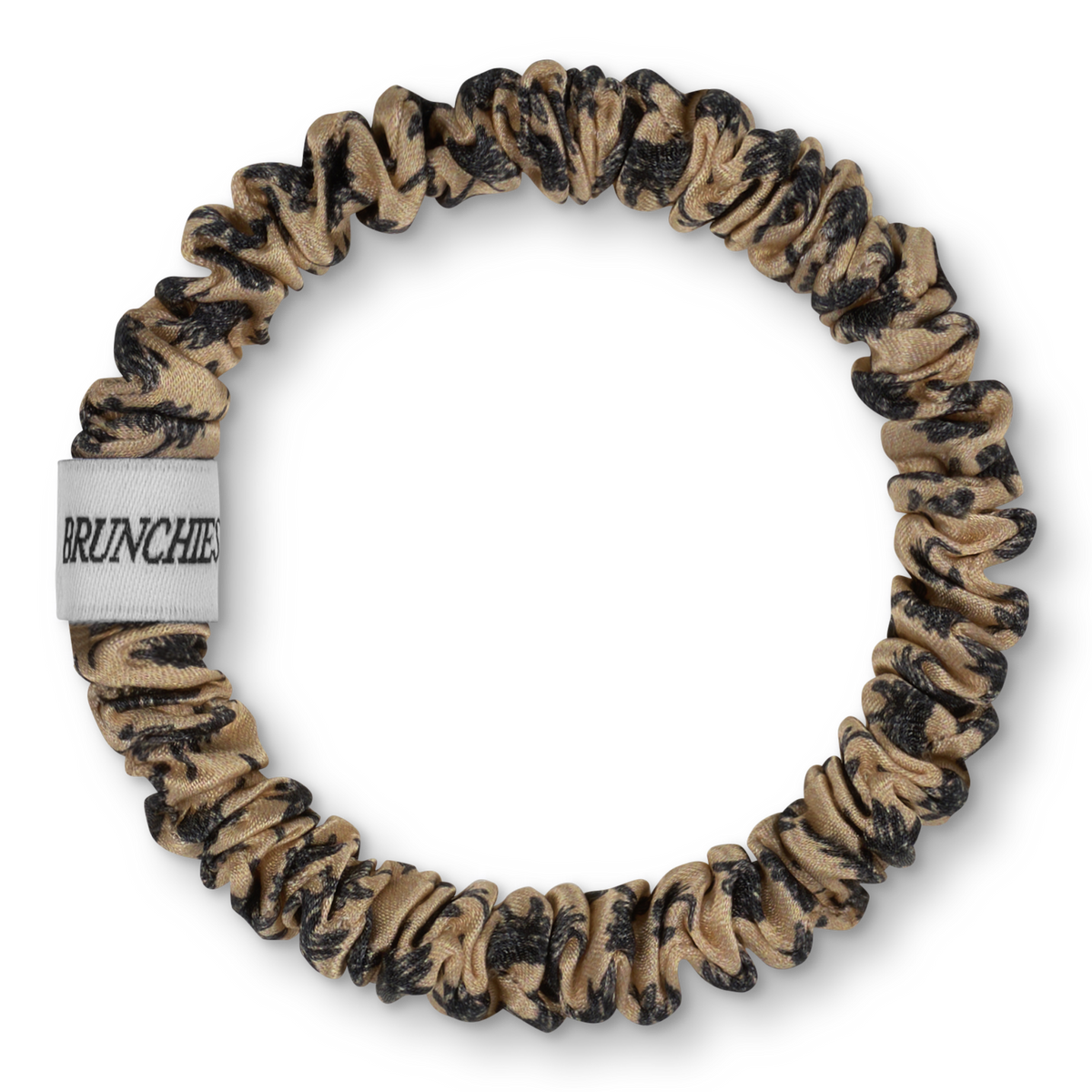 Co-Creation Charity BRUNCHIES® x Regine Sixt Kinderhilfestiftung – "Edelweiß" 100% Seiden Scrunchie für lange Haar