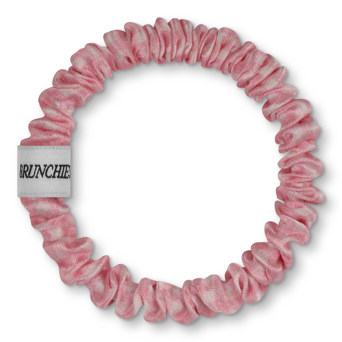 Co-Creation Charity BRUNCHIES® x Regine Sixt Kinderhilfestiftung – "Rosa Kariert" 100% Seiden Scrunchie für lange Haar