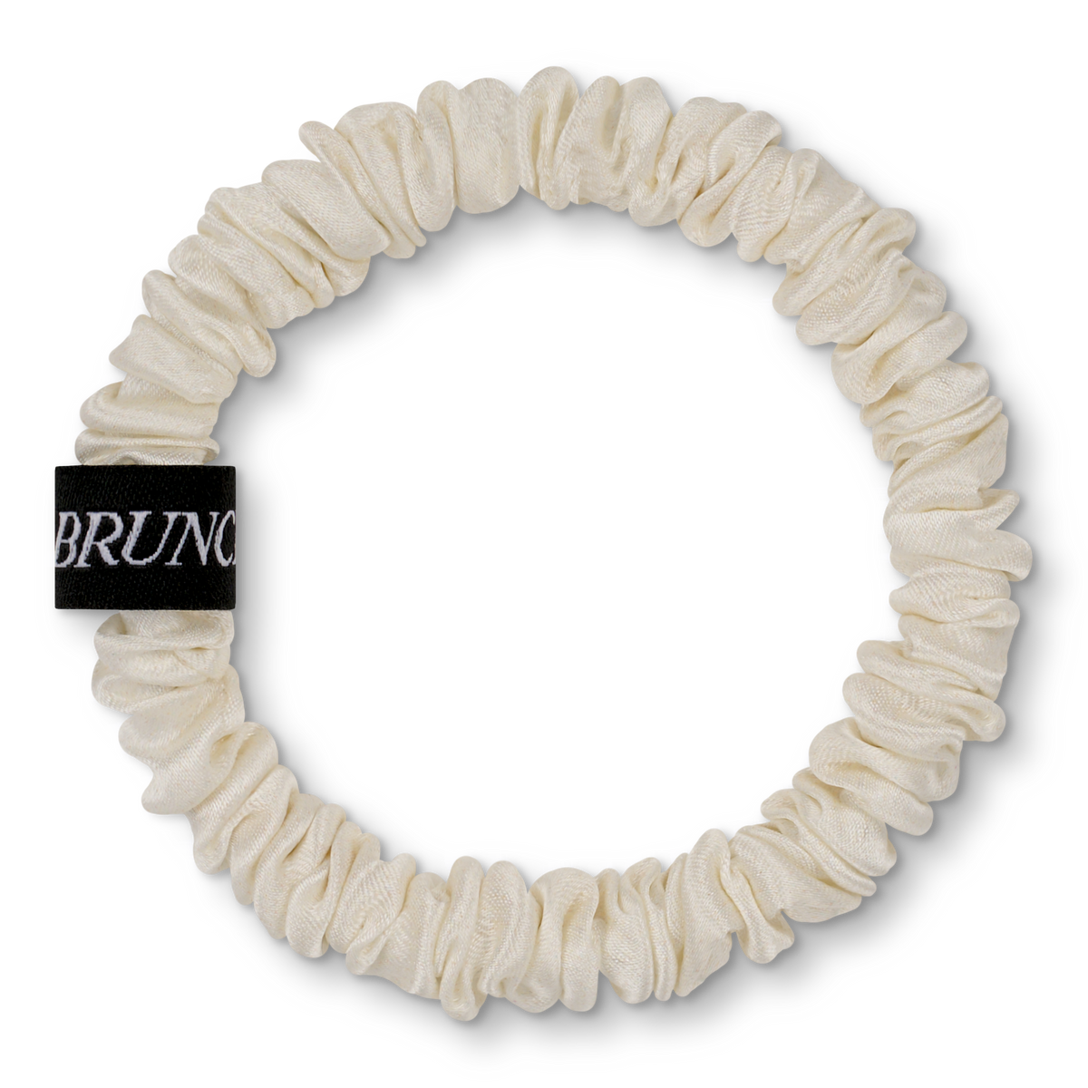 Seiden Scrunchie in einem wunderschönen, hellen Coco-Ton.