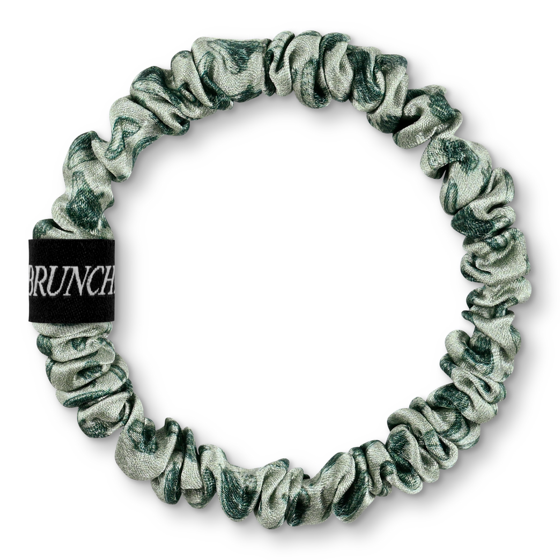 BRUNCHIES® "Burger" Seiden Scrunchie haarschonend für Locken