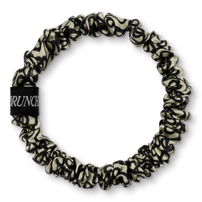 BRUNCHIES® "Snake Edition" Seiden Scrunchie Set aus 3 Haarbändern mitSchlangen Print für weiches Haar in erdigen grünen und braunen Tönen