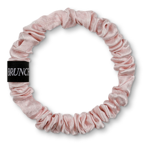 BRUNCHIES® "Bridal Edition" Seiden Scrunchies Set - 3 Stück - perfektes Haar-Accessoire in wunderschönen Rosa-Tönen
