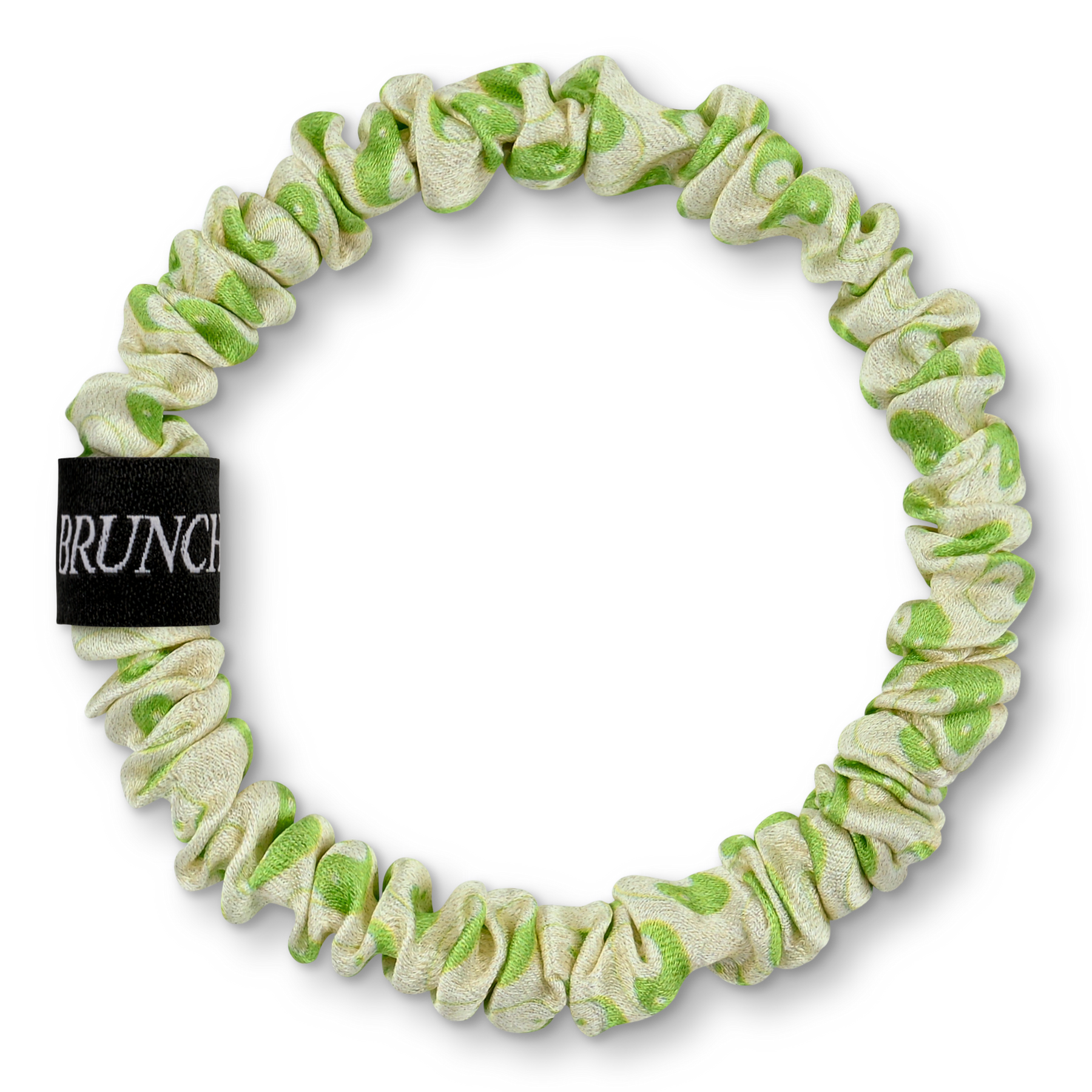 Brunchie set made of 100% mulberry silk "Matcha Edition"