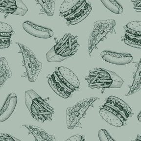 BRUNCHIES® "Fast Food Edition" Seiden Scrunchies - Fun Statement Armbänder aus 100% Maulbeerseide