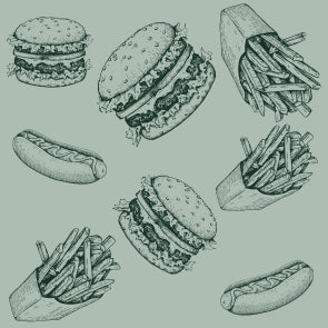 Hair-friendly silk brunch for curls "burger"