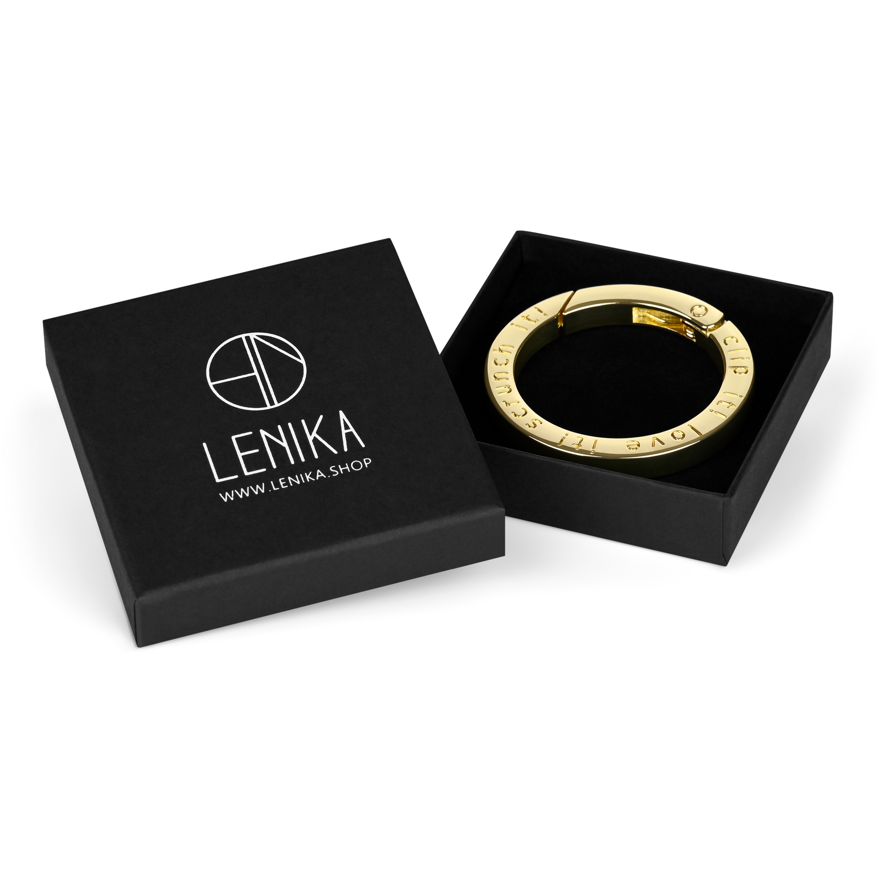 Brunchie Clip "Gold" – stilvoller Organizer für Seidenscrunchies Brunchies