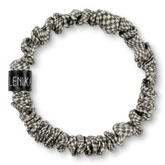 Brunchie made of mulberry silk against frizz "Racinggrey"