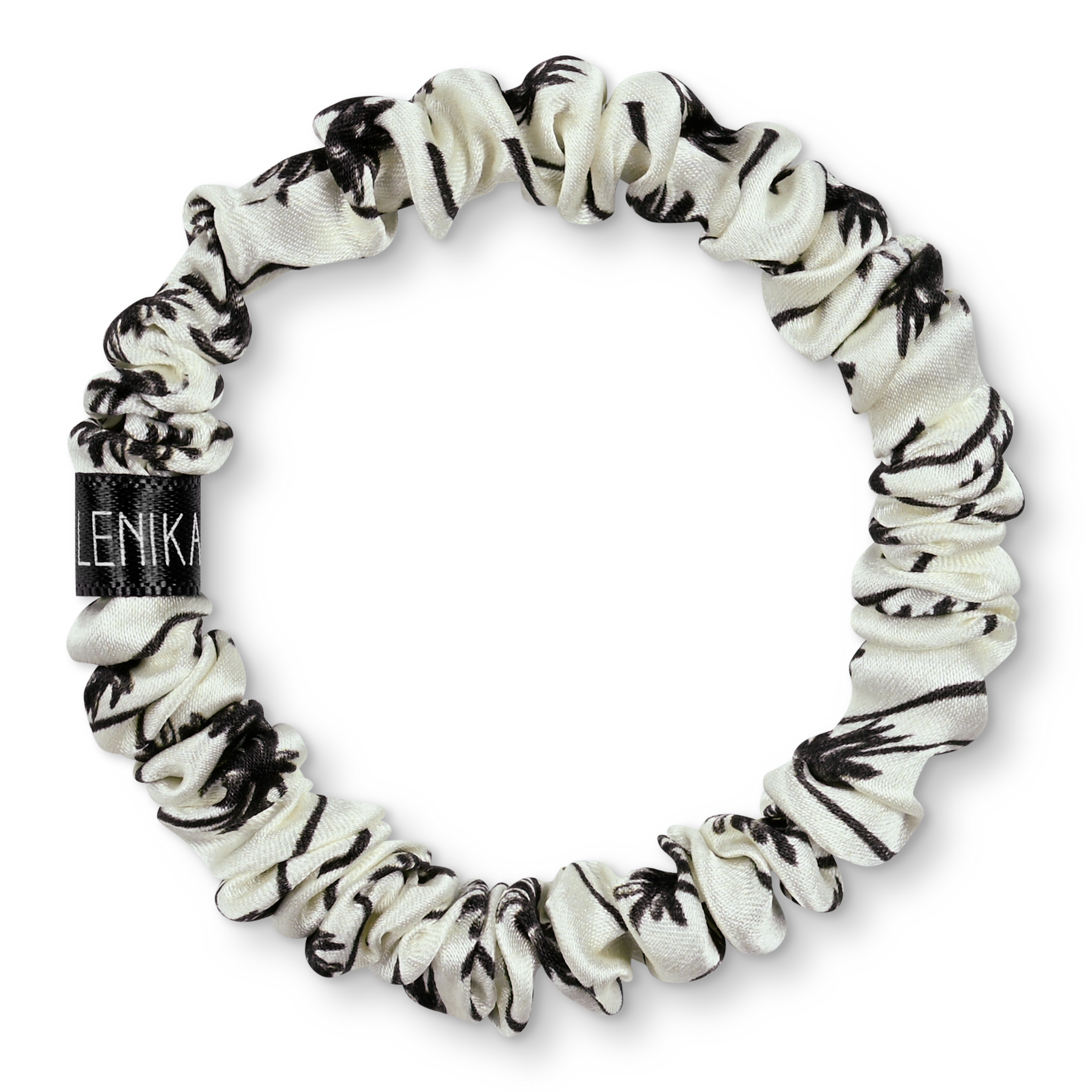 Silk Brunchie – gentle protection for hair on vacation "Palm"