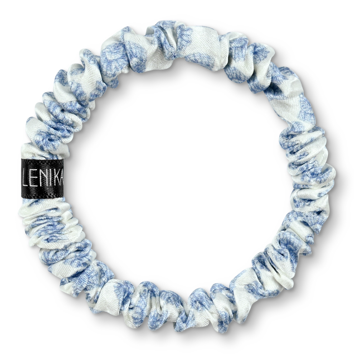 Gesunde Haare mit Seiden Scrunchie "Shell"