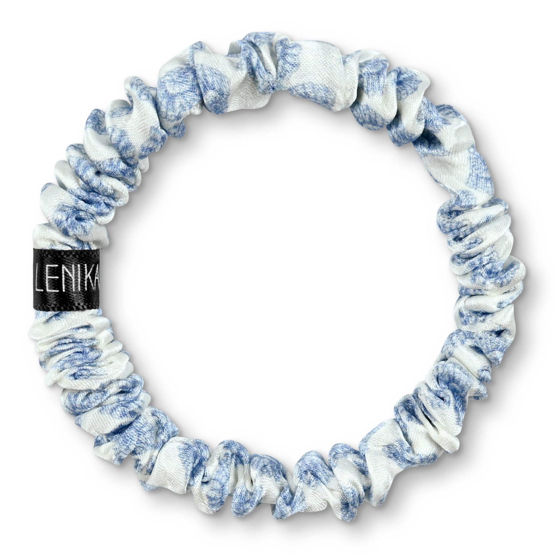 Gesunde Haare mit Seiden Scrunchie "Shell"