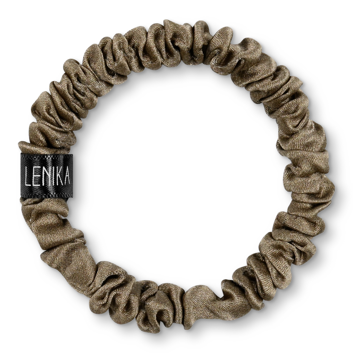 Brunchie made from mulberry silk for healthy hair "Snakeskin"