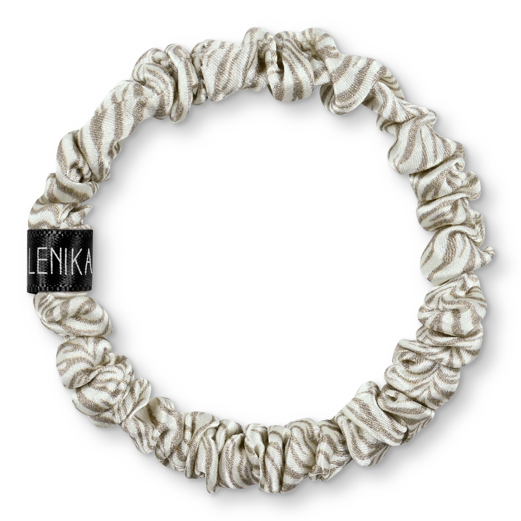 Silk scrunchie Brunchie for smooth, well-groomed hair "Tiger"