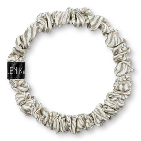 Silk scrunchie Brunchie for smooth, well-groomed hair "Tiger"