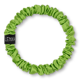 Silk scrunchie brunch made of mulberry silk "Matcha Latte"