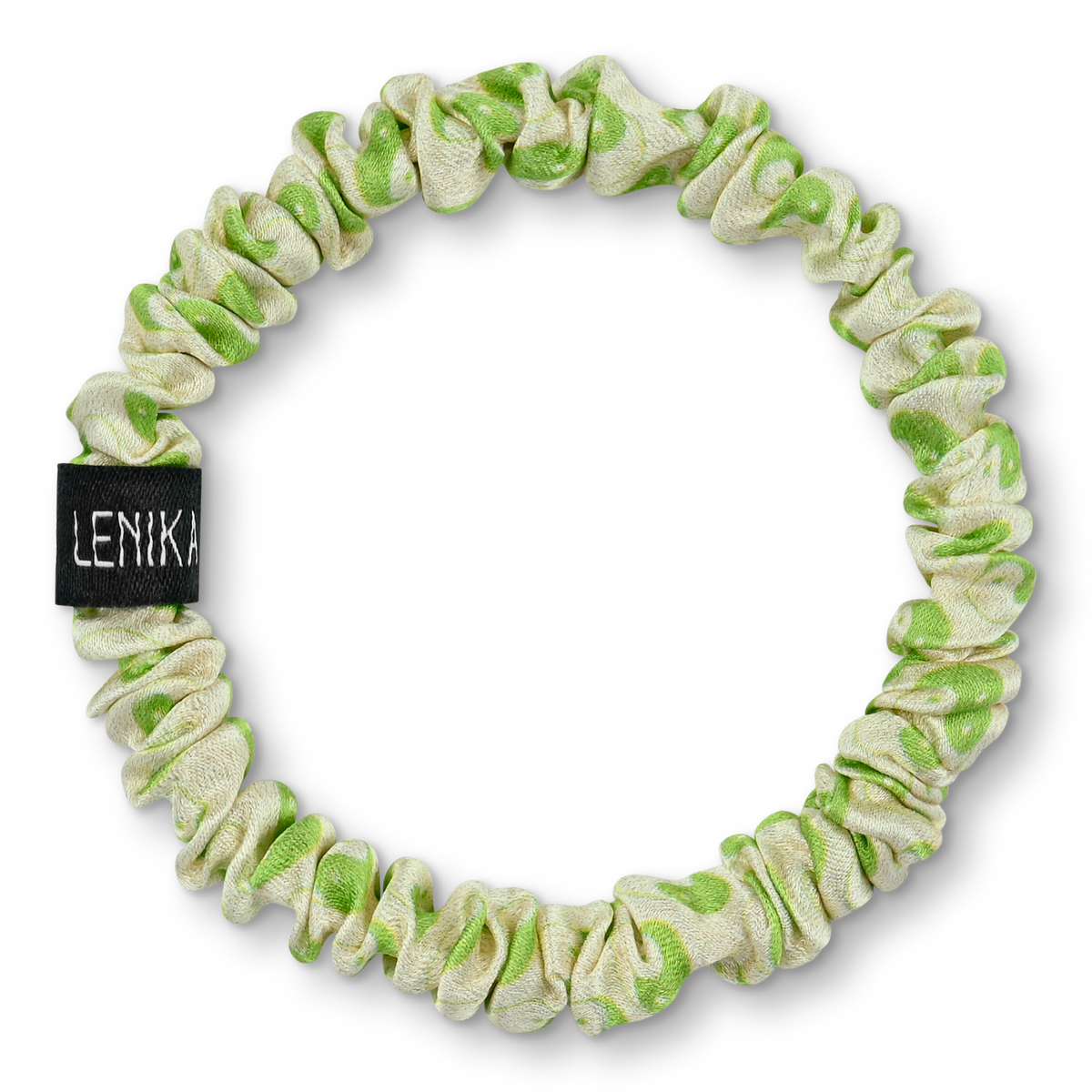 Brunchie made of 100% mulberry silk "Ying Yang"