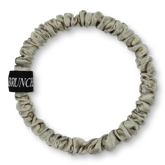 BRUNCHIES® "Earthmoon" Seiden Scrunchie mit Mond & Sternen in Brauntönen mit Mond und Sternen für wunderschöne Hairstyles