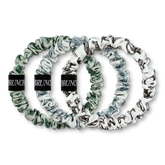 BRUNCHIES® "Fast Food Edition" Seiden Scrunchies - Fun Statement Armbänder aus 100% Maulbeerseide