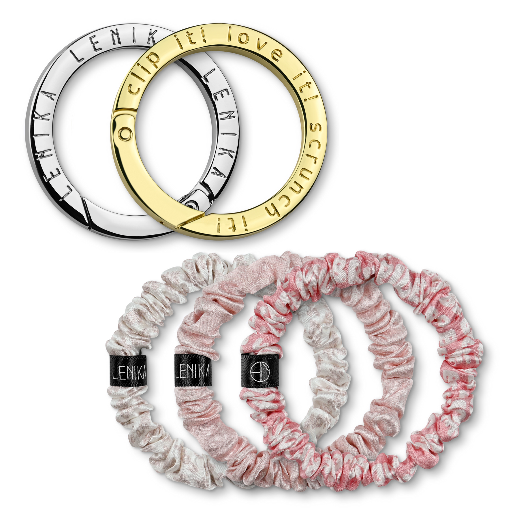 Scrunchie set consisting of your choice of edition &amp; 1 choice of clip