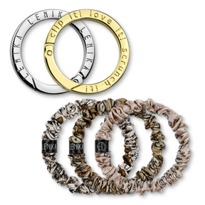 Scrunchie set consisting of your choice of edition &amp; 1 choice of clip