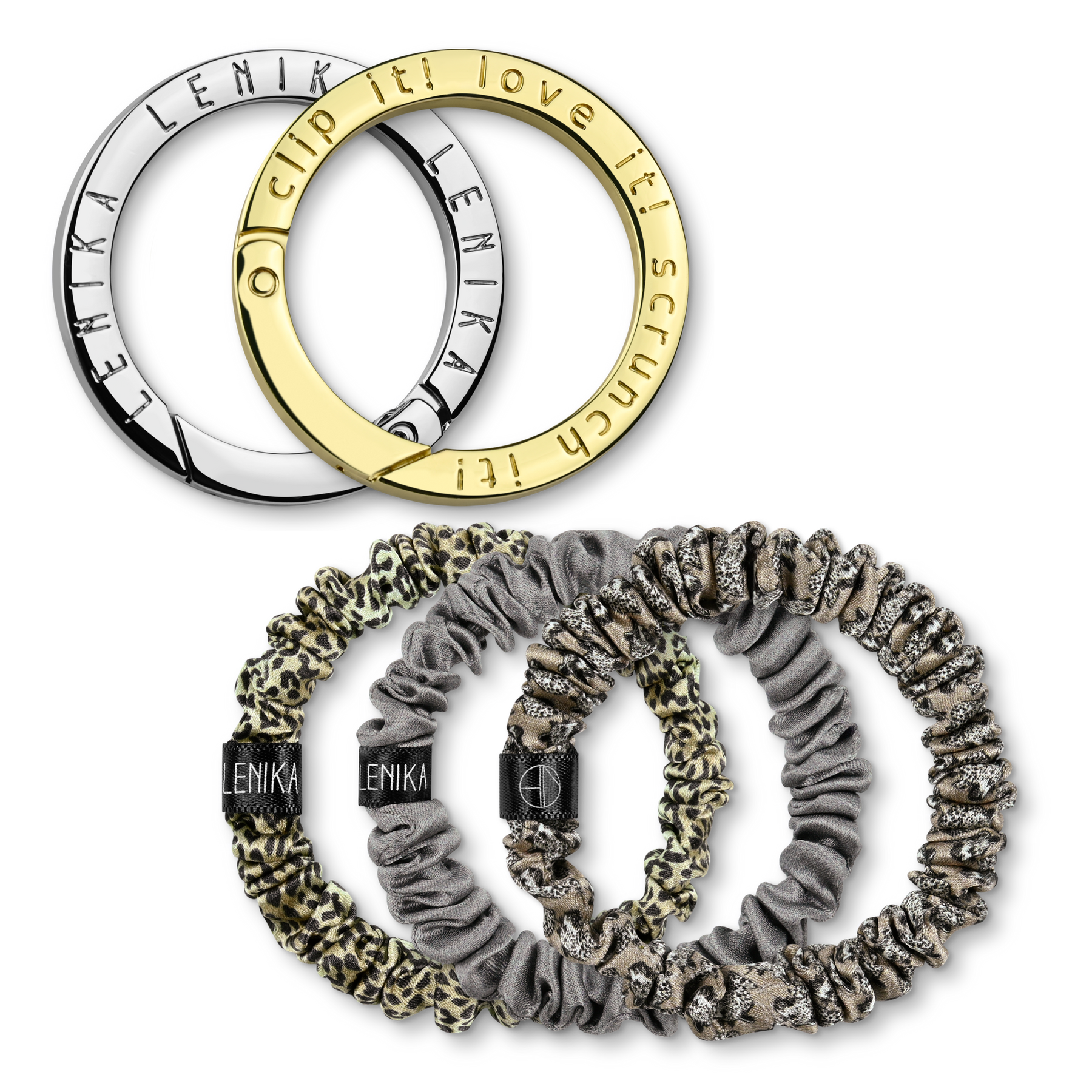 Scrunchie set consisting of your choice of edition &amp; 1 choice of clip