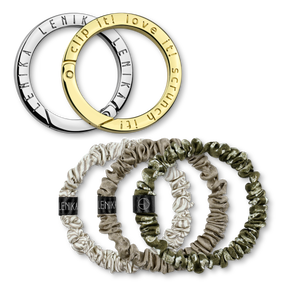 Scrunchie set consisting of your choice of edition &amp; 1 choice of clip