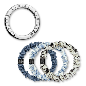 Scrunchie set consisting of your choice of edition &amp; 1 silver clip
