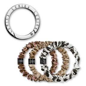 Scrunchie set consisting of your choice of edition &amp; 1 silver clip