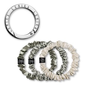 Scrunchie set consisting of your choice of edition &amp; 1 silver clip