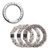 Scrunchie set consisting of your choice of edition &amp; 1 silver clip