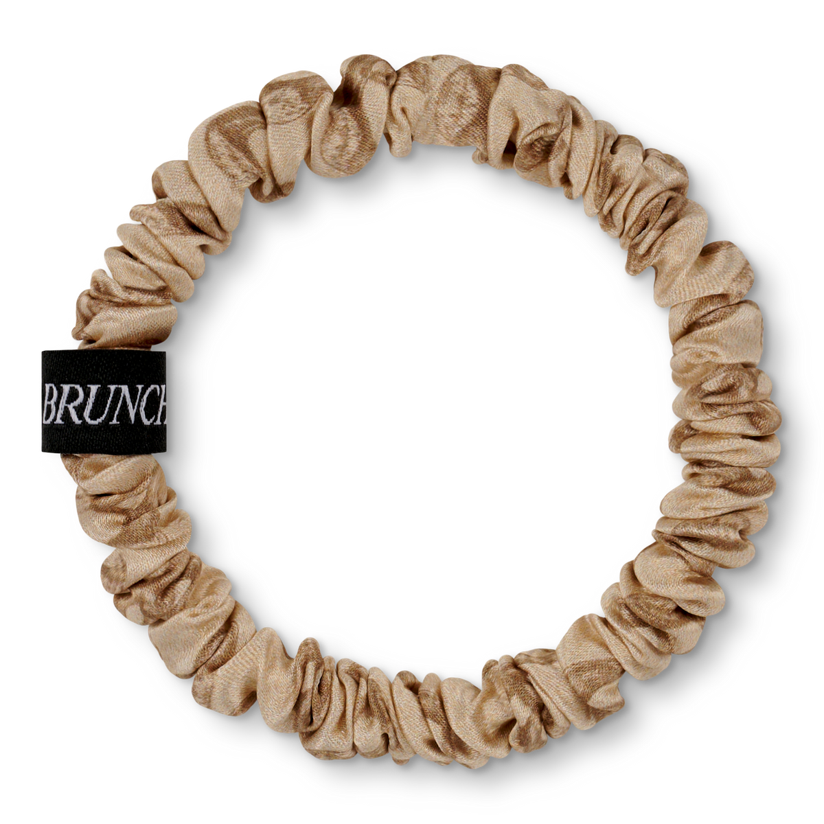 Beige farbener Brunchie mit Brezel Print für alle die das Oktoberfest lieben. 