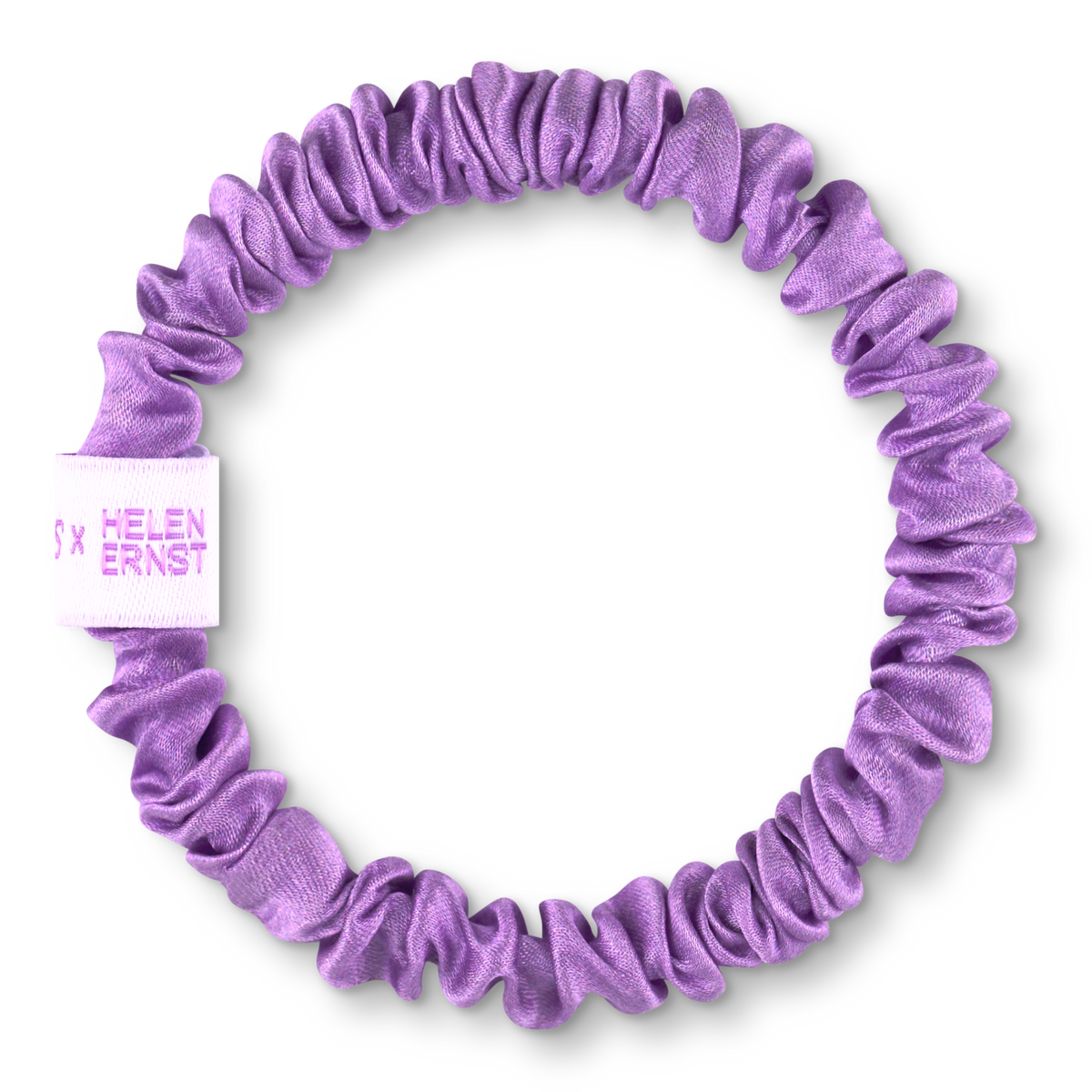 Lila BRUNCHIES® x Helen Ernst Seiden Scrunchie aus Maulbeerseide.