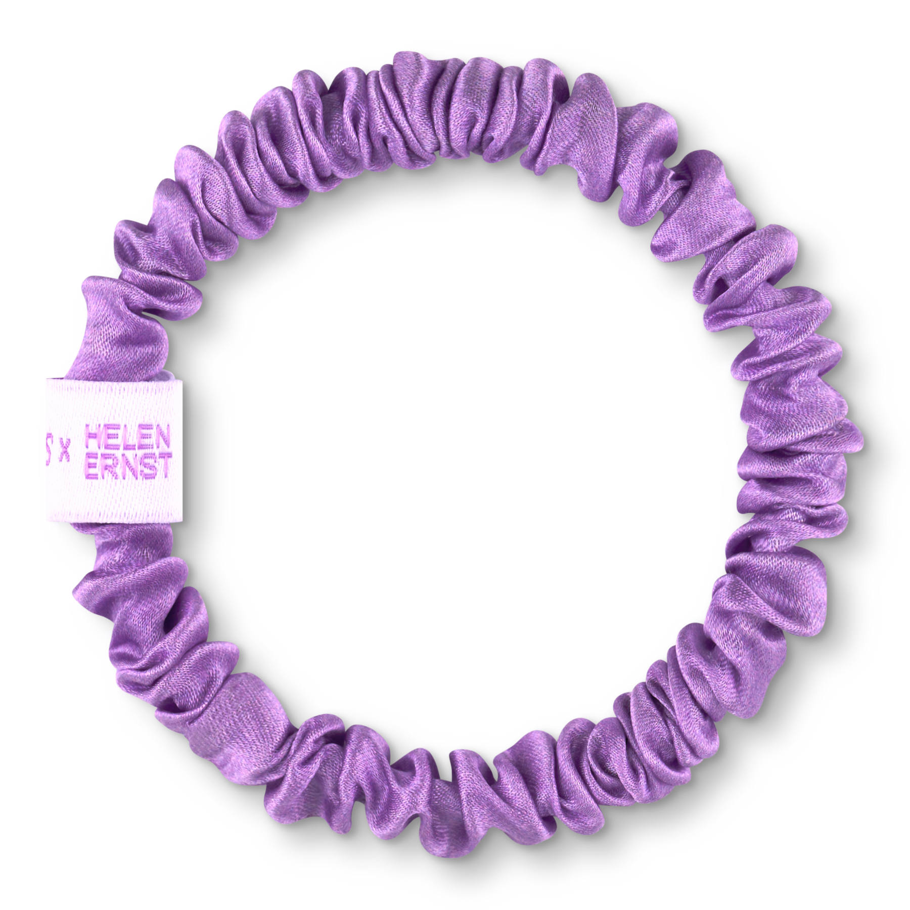 Lila BRUNCHIES® x Helen Ernst Seiden Scrunchie aus Maulbeerseide.