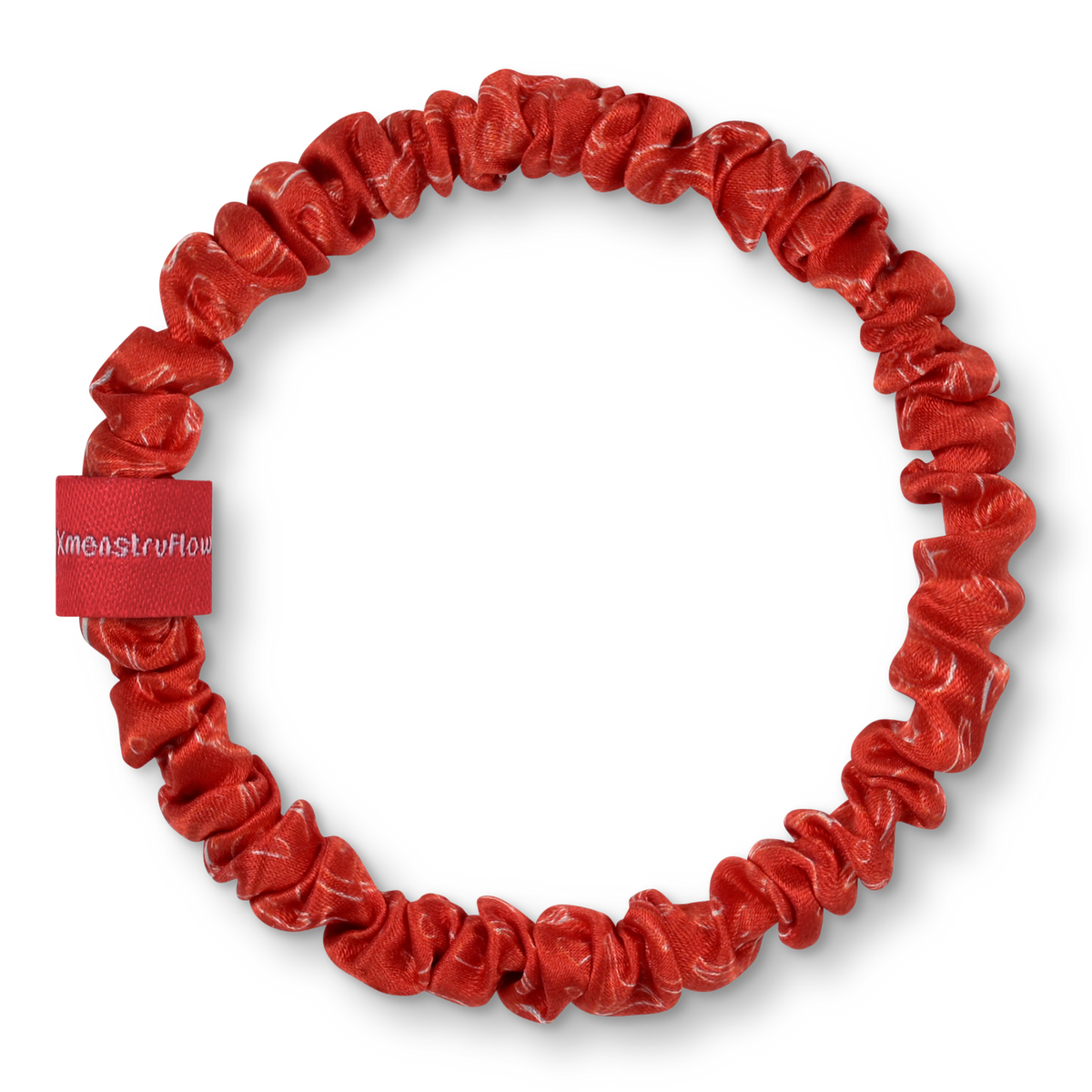 BRUNCHIES® x menstruflow Girl Stuff Seiden Scrunchie aus 100 % Maulbeerseide.