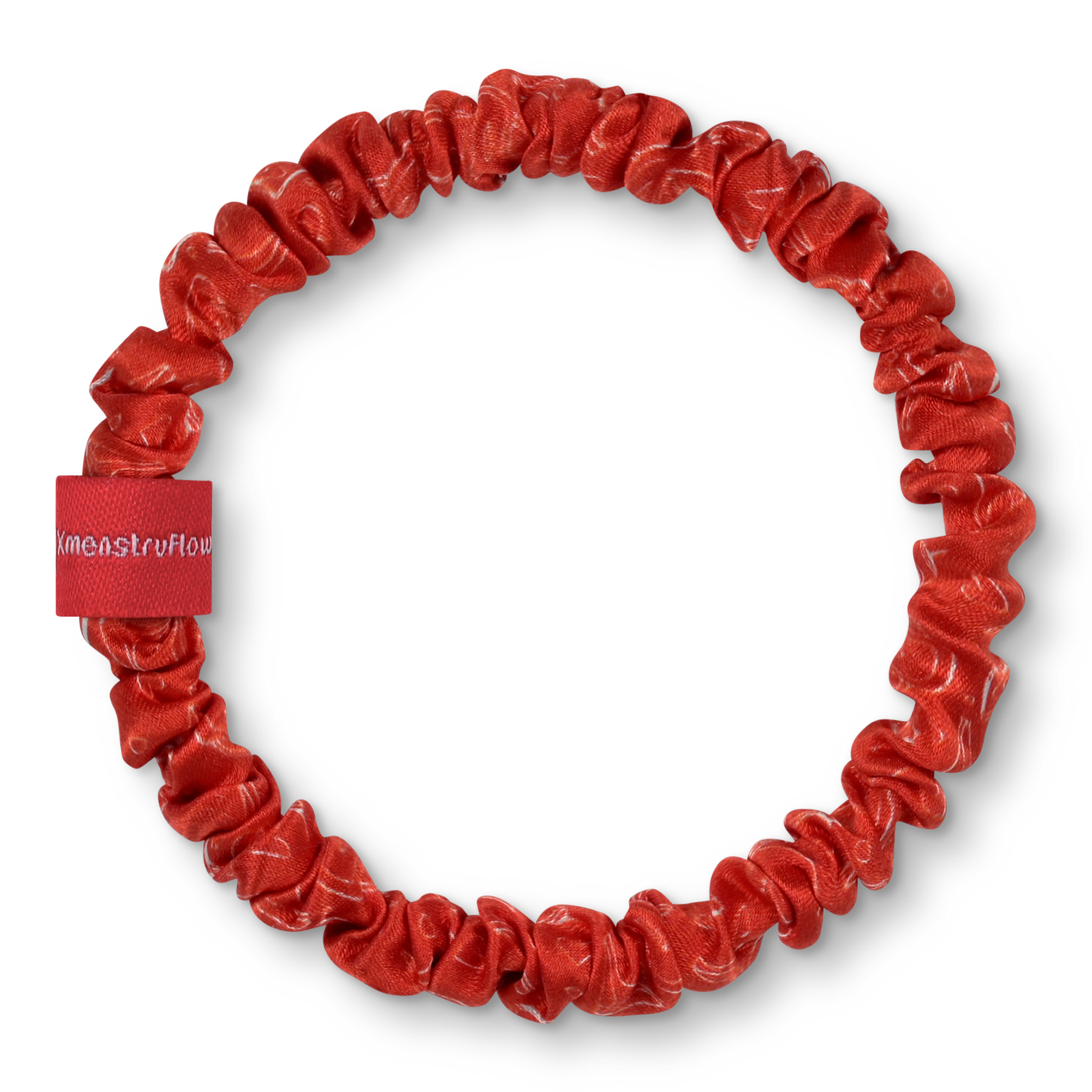 BRUNCHIES® x menstruflow Girl Stuff Seiden Scrunchie aus 100 % Maulbeerseide.