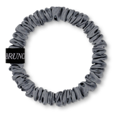 BRUNCHIES® Warm Grey Fog Seiden Haargummi aus 100 % Mulberry-Seide in warmem Grau