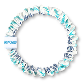 BRUNCHIES® x Unique Moments Seiden Scrunchie aus 100 % Maulbeerseide – exklusive Co-Creation der Eventreihe Unique Moments.